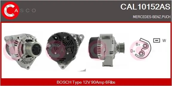 Alternator Brand New HQ CAL10152AS