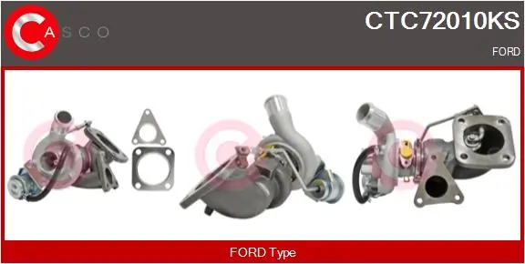 Charger, charging (supercharged/turbocharged) KAYOTAWA CTC72010KS