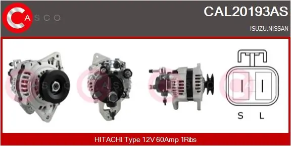 Alternator Brand New HQ CAL20193AS