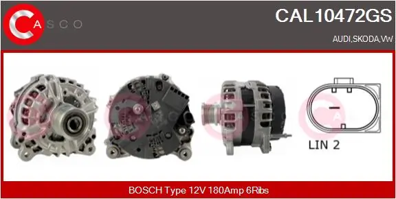 Alternator Genuine CAL10472GS