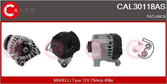 Alternator Brand New HQ CAL30118AS