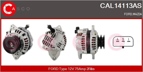 Alternator Brand New HQ CAL14113AS
