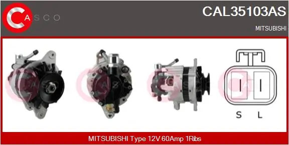 Alternator Brand New HQ CAL35103AS