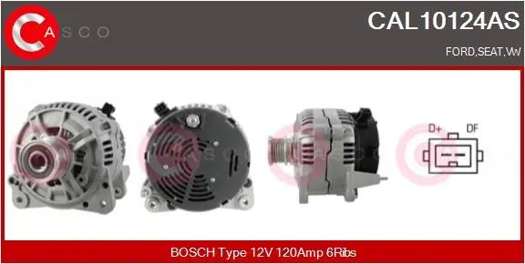 Alternator Brand New HQ CAL10124AS