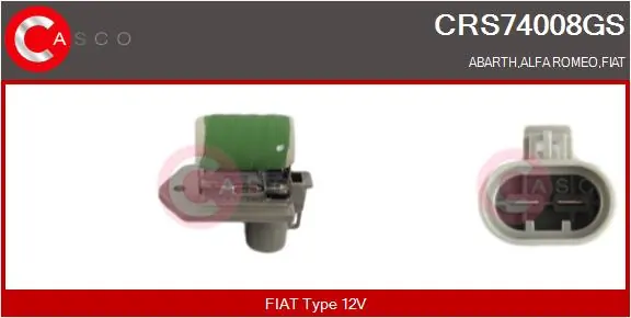 Series Resistor, electric motor (radiator fan) Genuine CRS74008GS