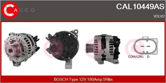 Alternator Brand New HQ CAL10449AS