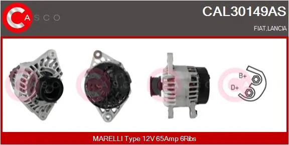 Alternator Brand New HQ CAL30149AS