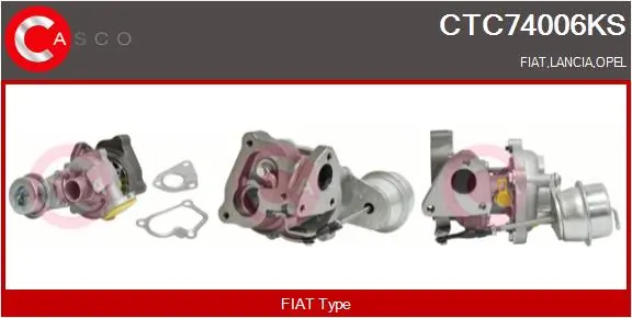 Charger, charging (supercharged/turbocharged) KAYOTAWA CTC74006KS