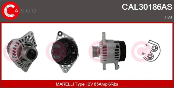 Alternator Brand New HQ CAL30186AS