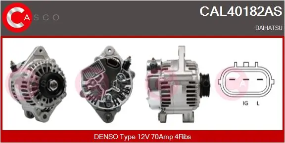 Alternator Brand New HQ CAL40182AS
