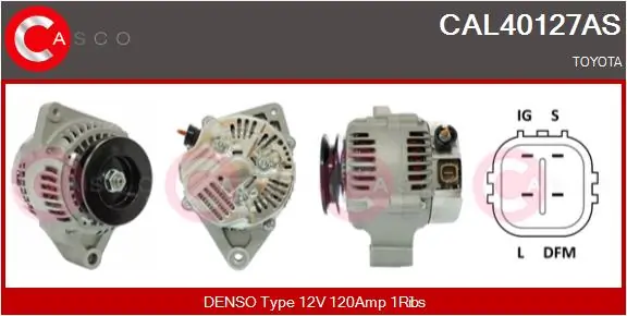 Alternator Brand New HQ CAL40127AS