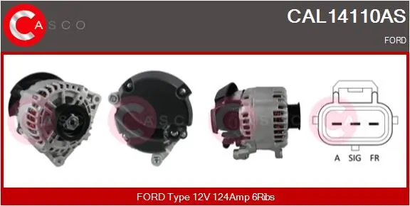 Alternator Brand New HQ CAL14110AS