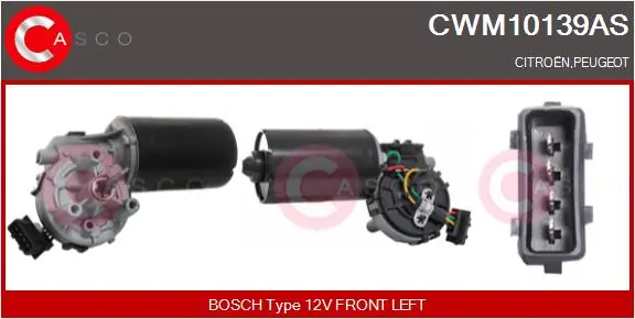 Wiper Motor Brand New HQ CWM10139AS