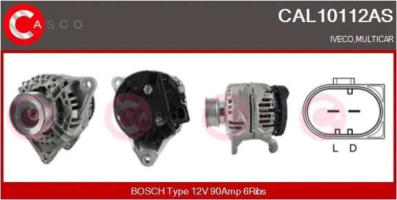 Alternator Brand New HQ CAL10112AS