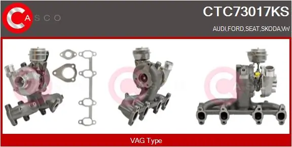 Charger, charging (supercharged/turbocharged) KAYOTAWA CTC73017KS