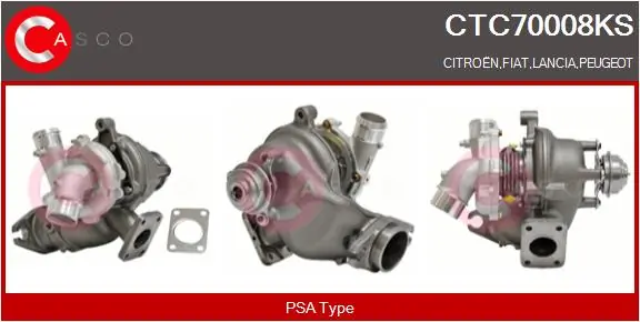 Charger, charging (supercharged/turbocharged) KAYOTAWA CTC70008KS