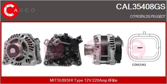 Alternator Genuine CAL35408GS