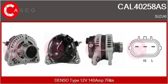 Alternator Brand New HQ CAL40258AS