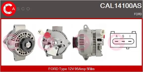 Alternator Brand New HQ CAL14100AS
