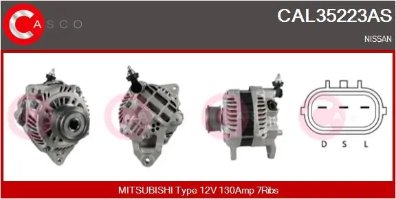 Alternator Brand New HQ CAL35223AS
