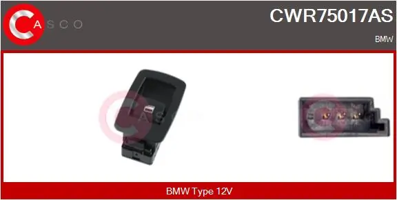 Switch, window regulator Brand New HQ CWR75017AS