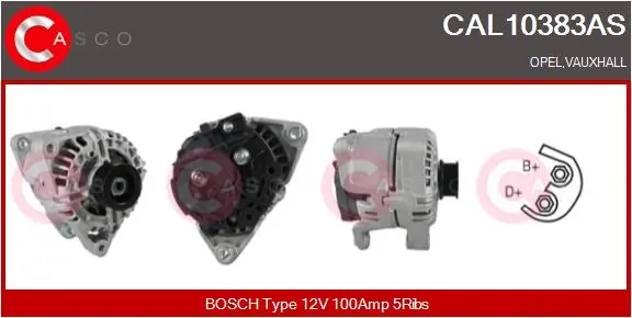 Alternator Brand New HQ CAL10383AS
