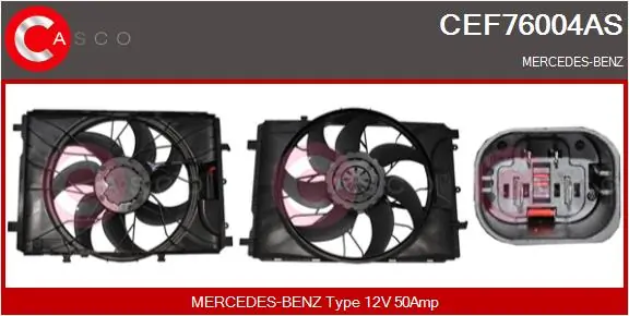 Electric Motor, radiator fan Brand New HQ CEF76004AS