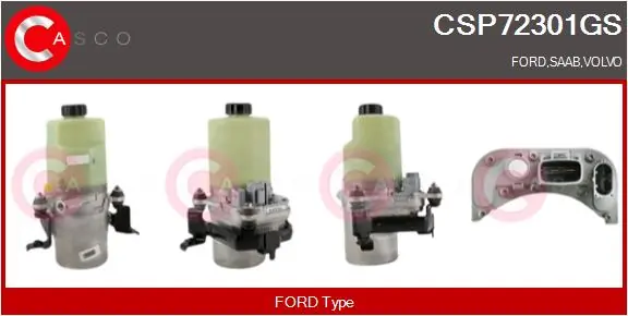 Hydraulic Pump, steering Genuine CSP72301GS