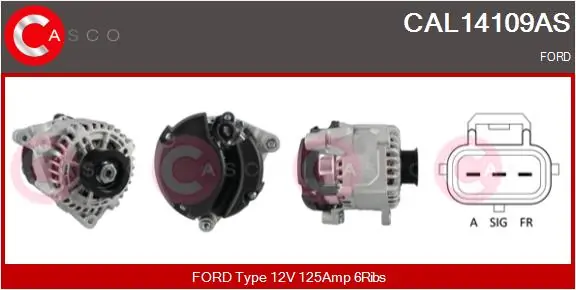 Alternator Brand New HQ CAL14109AS