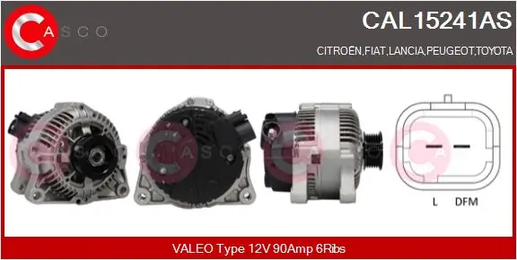Alternator Brand New HQ CAL15241AS