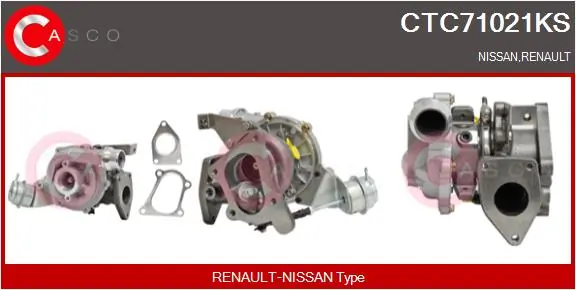 Charger, charging (supercharged/turbocharged) KAYOTAWA CTC71021KS