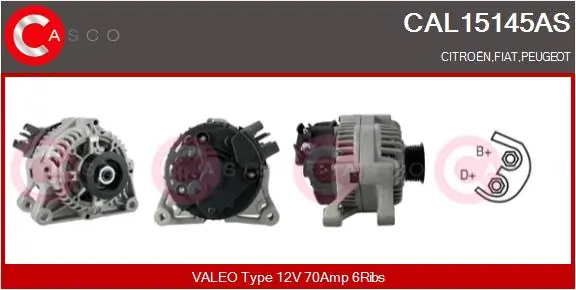 Alternator Brand New HQ CAL15145AS