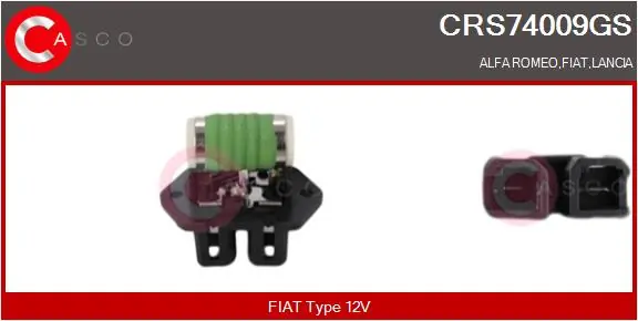 Series Resistor, electric motor (radiator fan) Genuine CRS74009GS