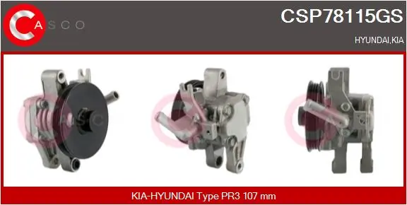 Hydraulic Pump, steering Genuine CSP78115GS