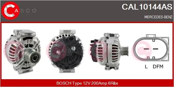 Alternator Brand New HQ CAL10144AS