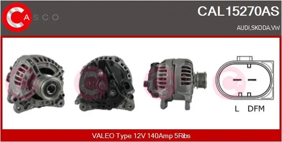 Alternator Brand New HQ CAL15270AS