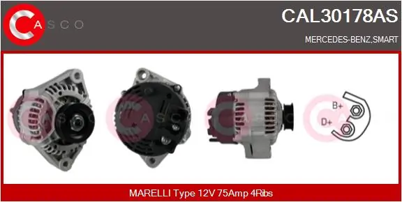 Alternator Brand New HQ CAL30178AS