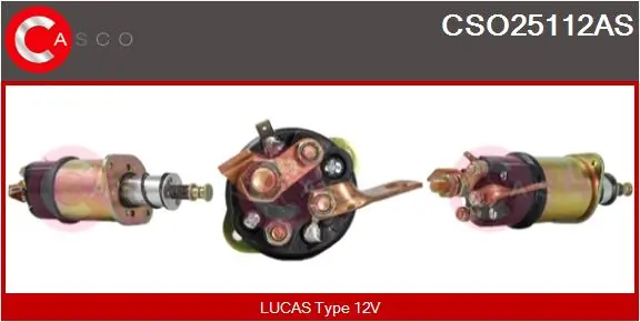 Solenoid Switch, starter Brand New HQ CSO25112AS