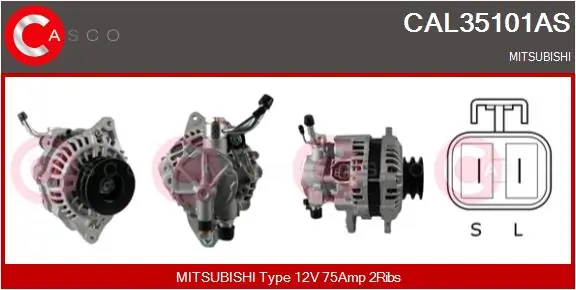 Alternator Brand New HQ CAL35101AS