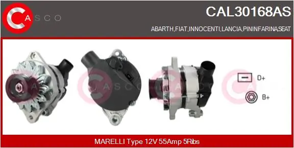 Alternator Brand New HQ CAL30168AS