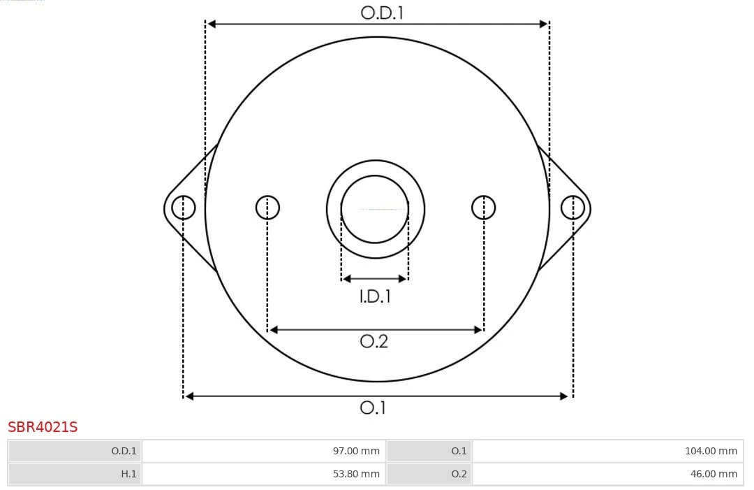AS-PL SBR4021S Starter Lid, carburettor