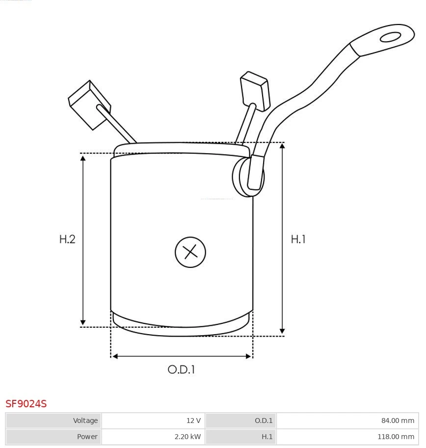 AS-PL SF9024S Field Winding, starter