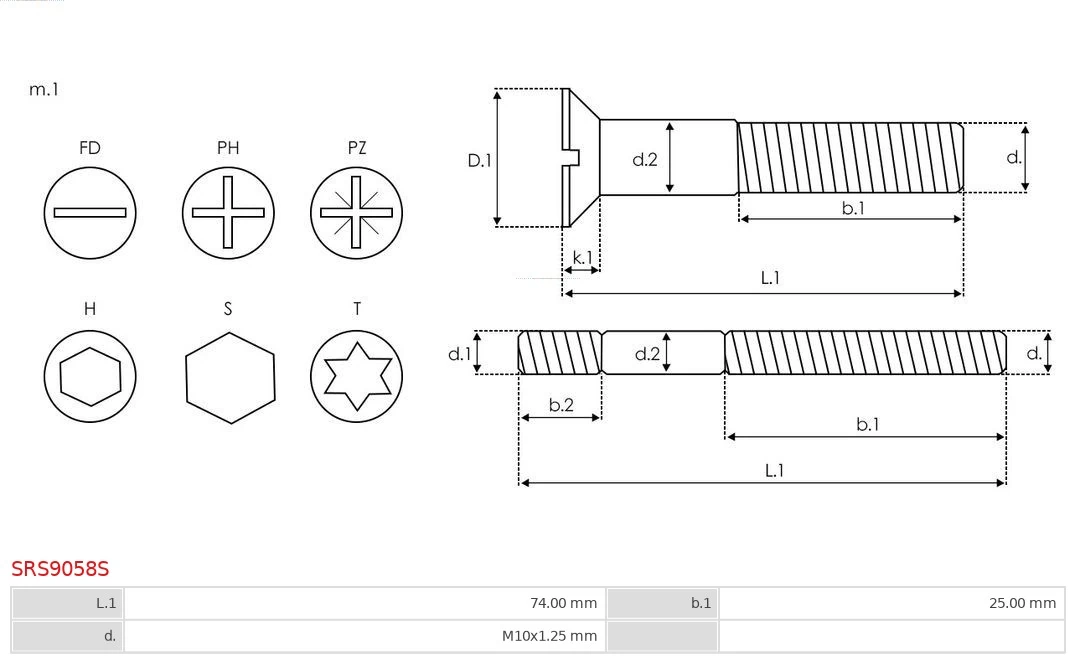 AS-PL SRS9058S Repair Set, alternator