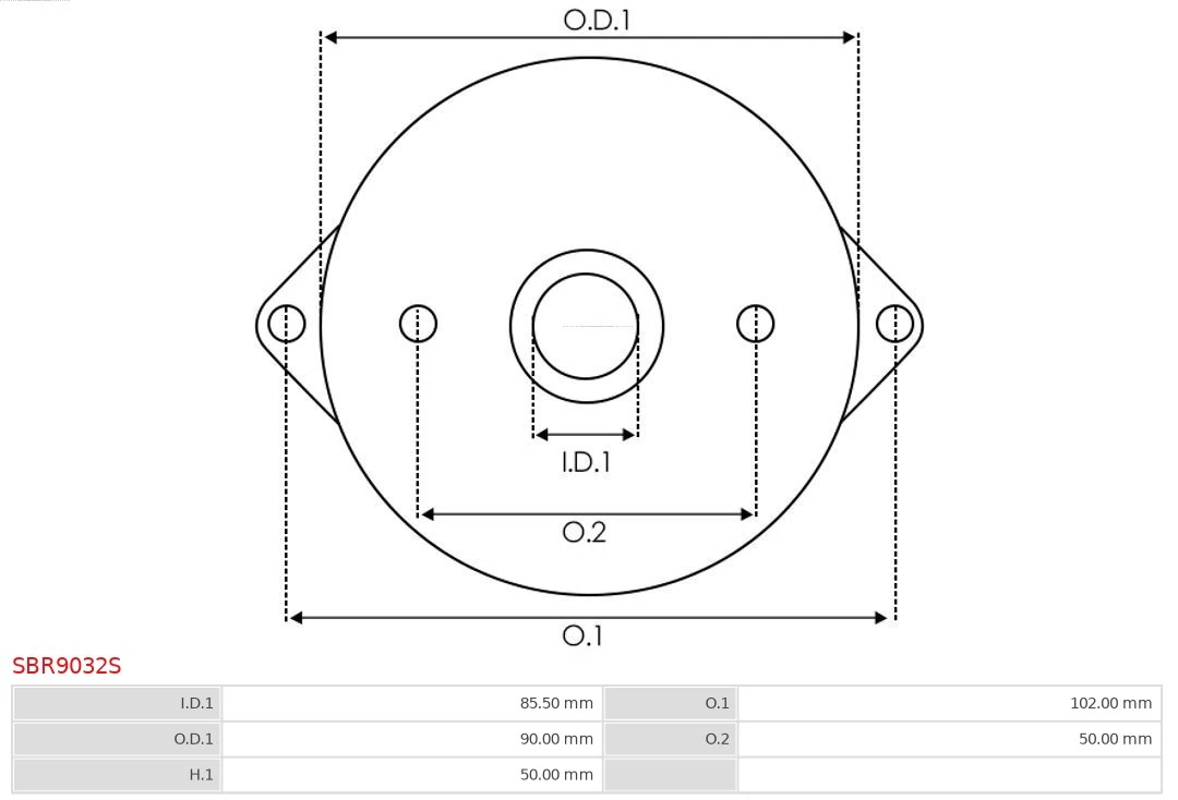 AS-PL SBR9032S Starter Lid, carburettor