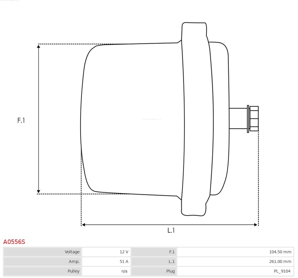 AS-PL A0556S Alternator