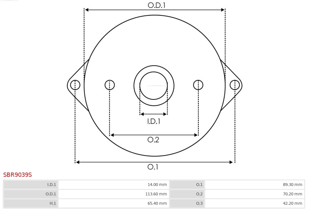 AS-PL SBR9039S Starter Lid, carburettor