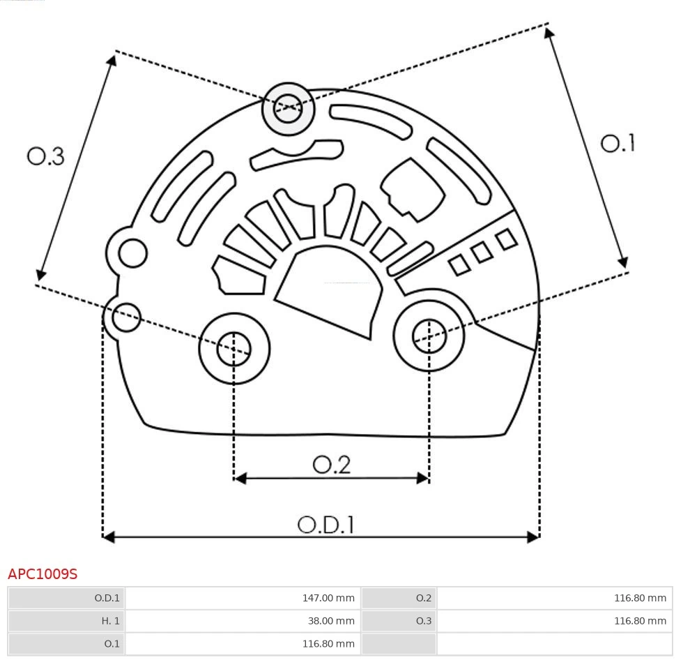 AS-PL APC1009S Protective Cap, alternator