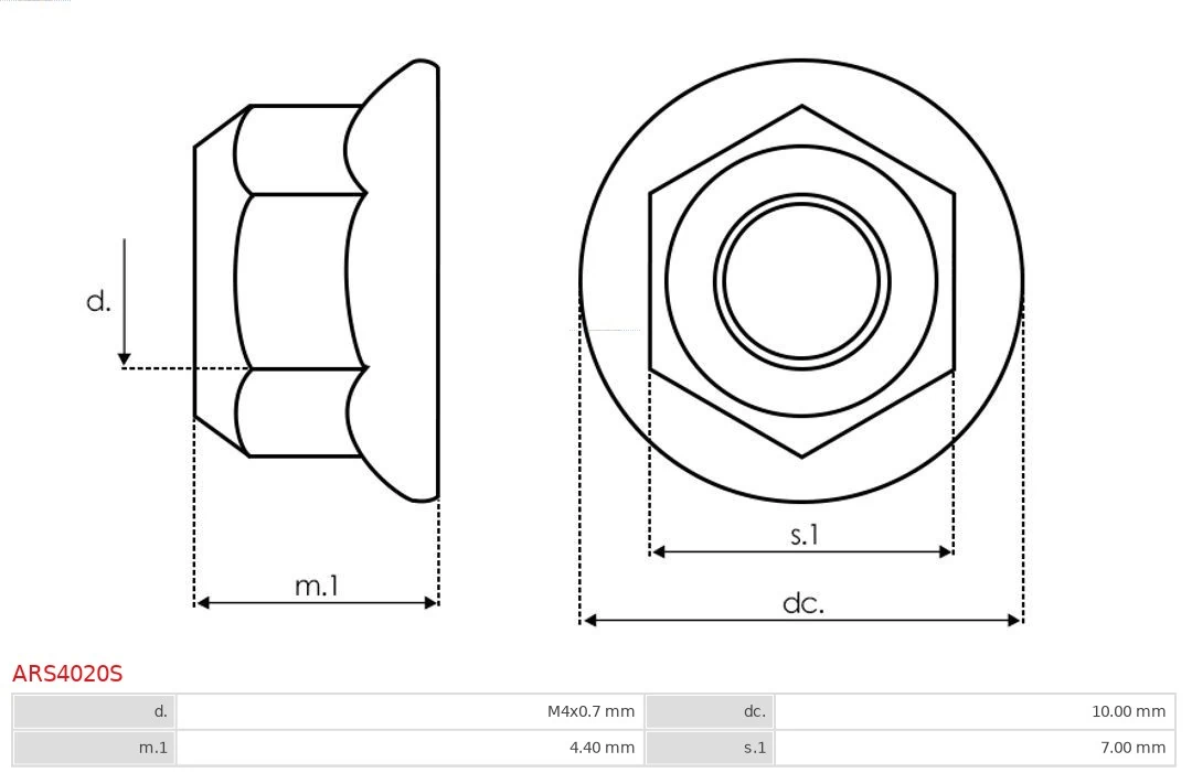 AS-PL ARS4020S Repair Set, alternator