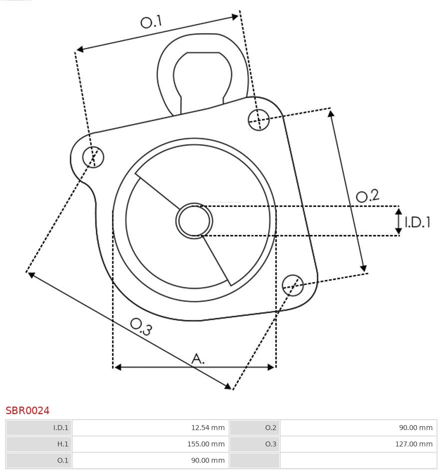 AS-PL SBR0024 Starter Lid, carburettor