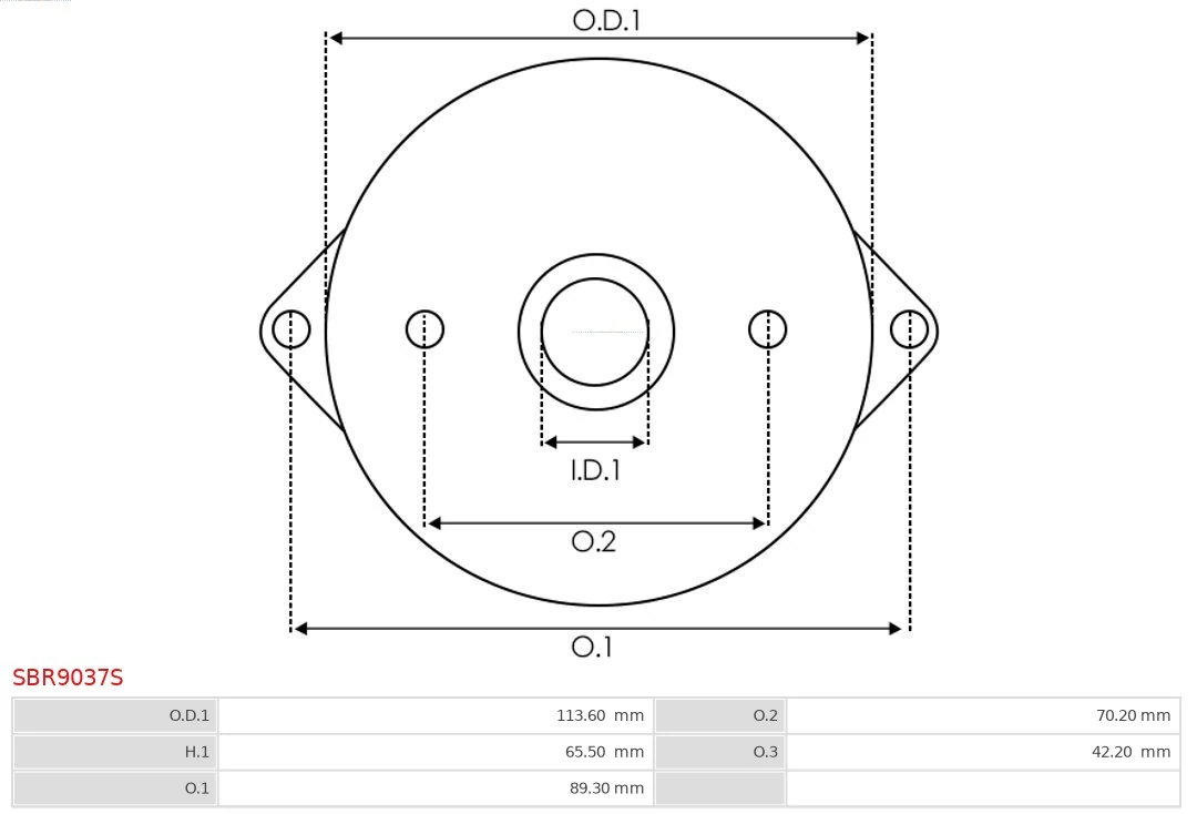 AS-PL SBR9037S Starter Lid, carburettor